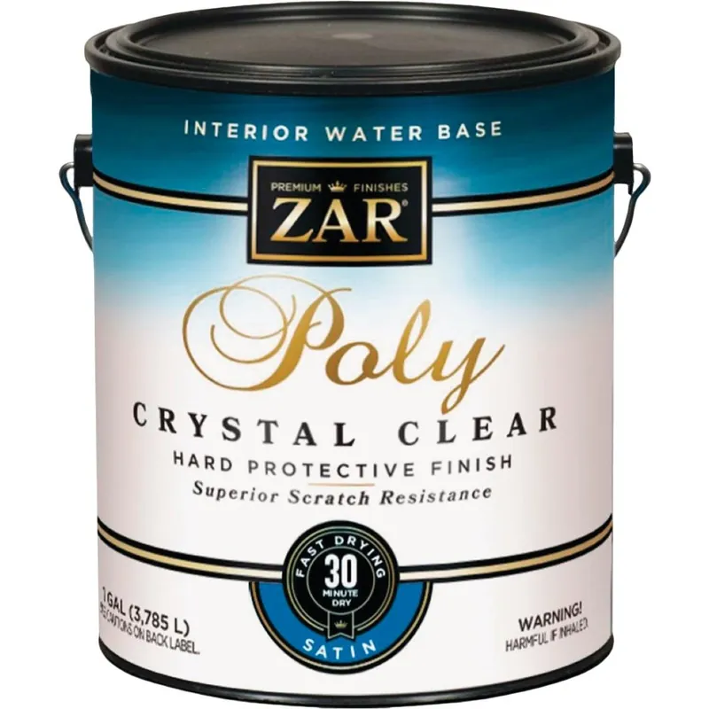 ZAR 32513 Aqua Satin Water-Based Interior Polyurethane 1 Gal.