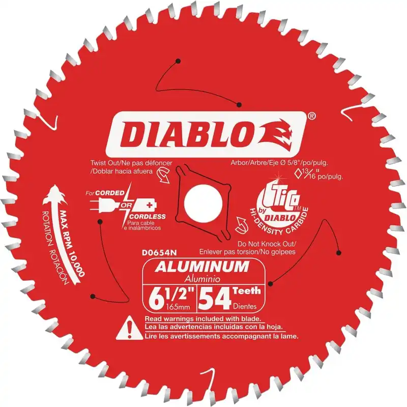 Diablo D0654N Aluminum Circular Saw Blade