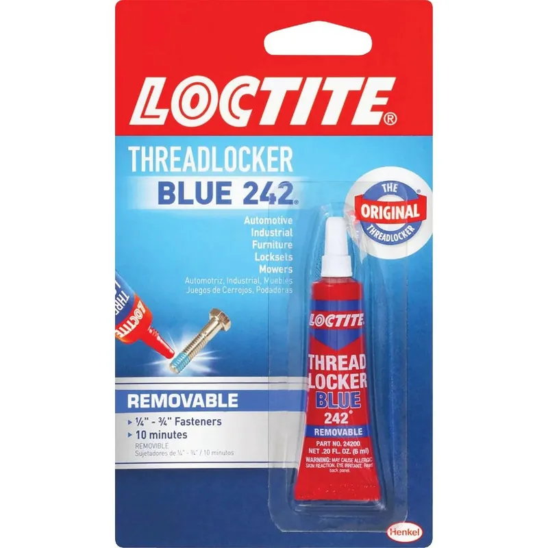 Loctite 209728 Blue 242 0.2 Oz. Blue Threadlocker