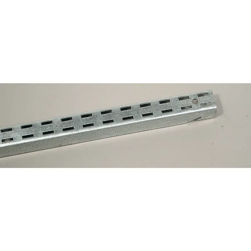 Knape & Vogt BK-0100-4 John Sterling Fast-Mount 48 In. Galvanized Steel Double-Slot Shelf Standard