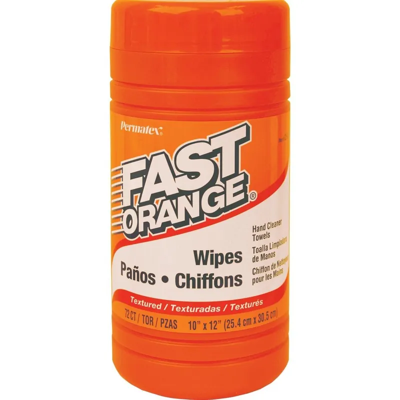 Permatex 25051 Citrus Pop-up Dispenser Hand Cleaner Wipes (72 Ct.)