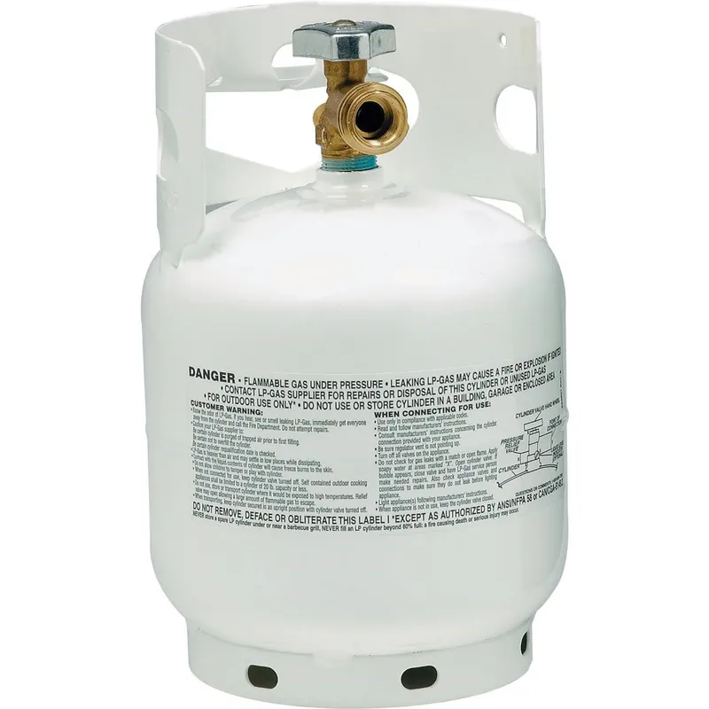 Manchester Tank 10054TCTH.4 5 lb Capacity Vertical LP Propane Tank