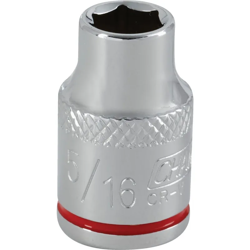 Channellock 302658 3/8 In. Drive 5/16 In. 6-Point Shallow Standard Socket