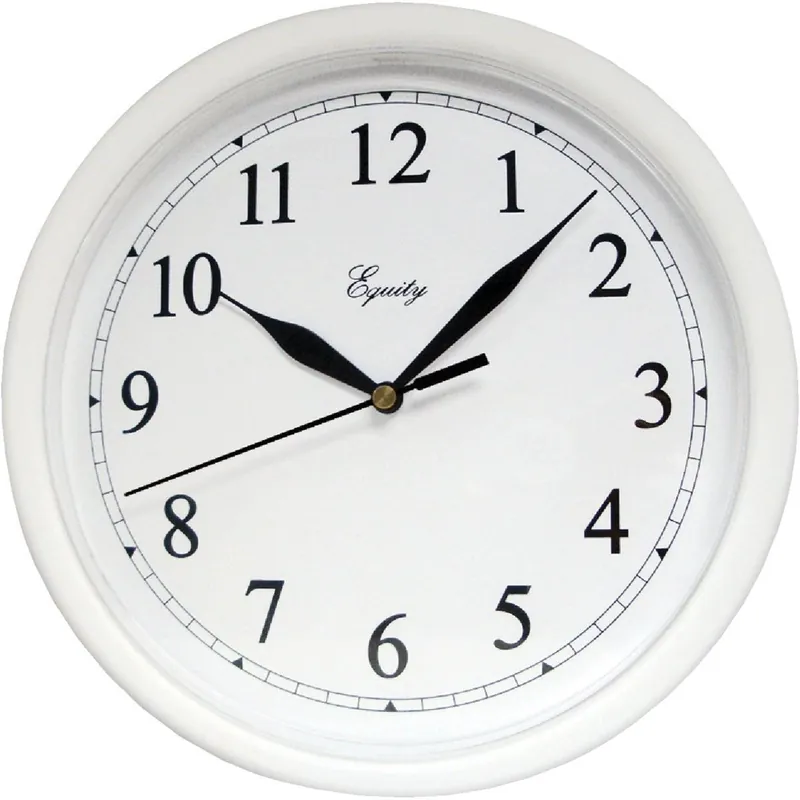 La Crosse Technology 25201 Equity White Quartz Wall Clock