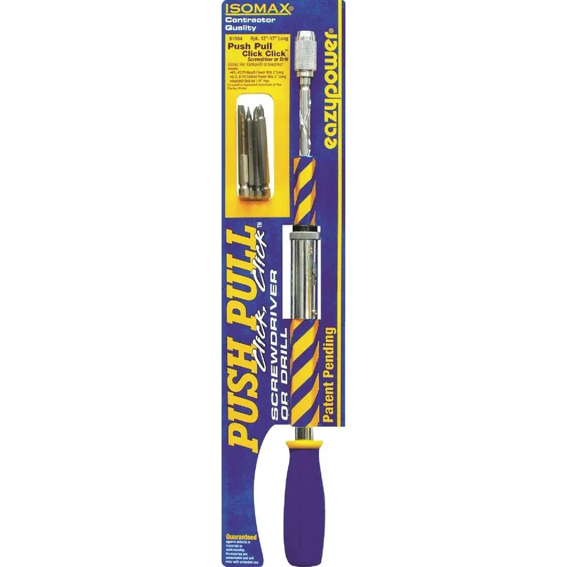 Eazypower 81964 Push Pull Click Click Screwdriver/Hand Drill