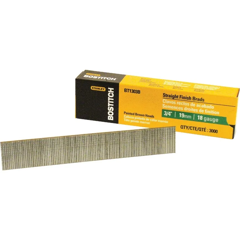 Bostitch BT1303B 18-Gauge Coated Brad Nail 3/4 In. (3000 Ct.)