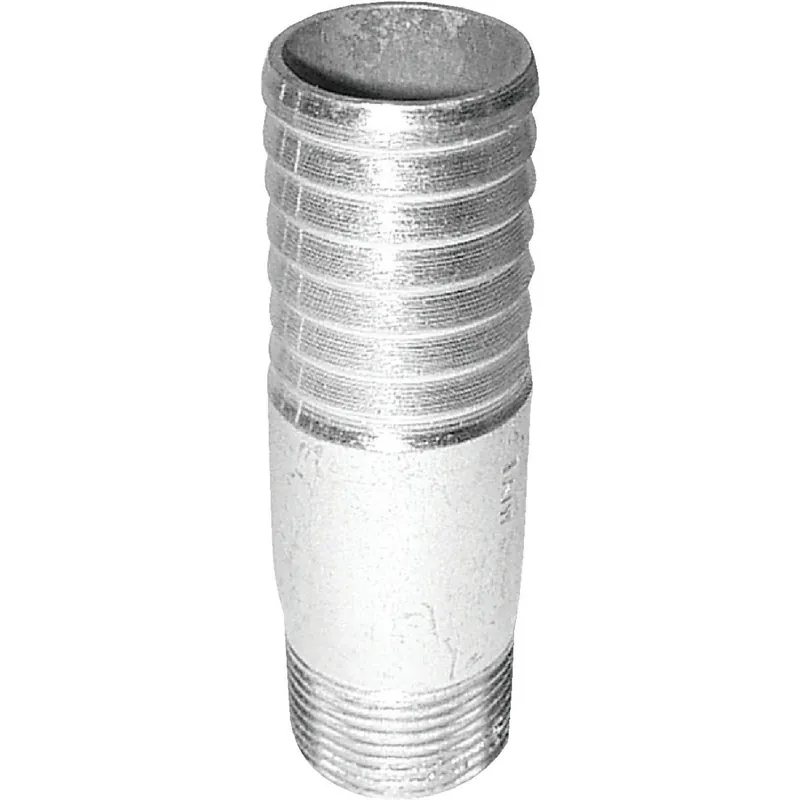 Merrill SMA1075 1 In. Insert x 3/4 In. MIP Reducing Galvanized Steel Adapter