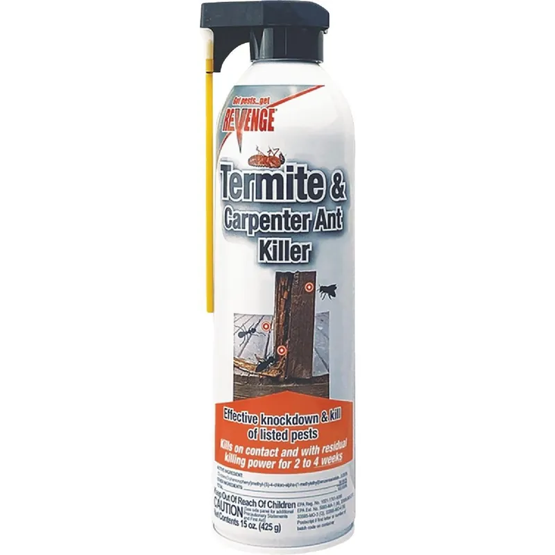 Bonide 4623 Revenge 15 Oz Aerosol Spray Termite & Carpenter Ant Killer