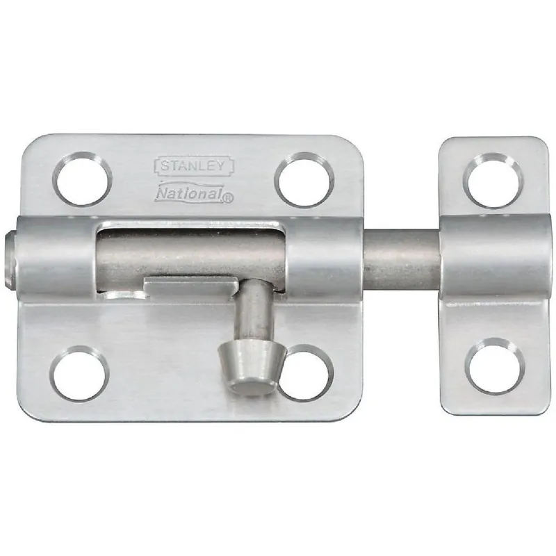 National N348946 434 2-1/2 In. Stainless Steel Door Barrel Bolt