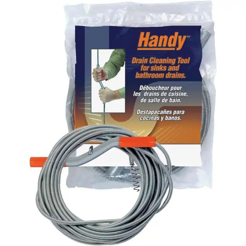 General Wire 8PQH Cleanout Drain Auger 1/4 Inch x 8 Feet