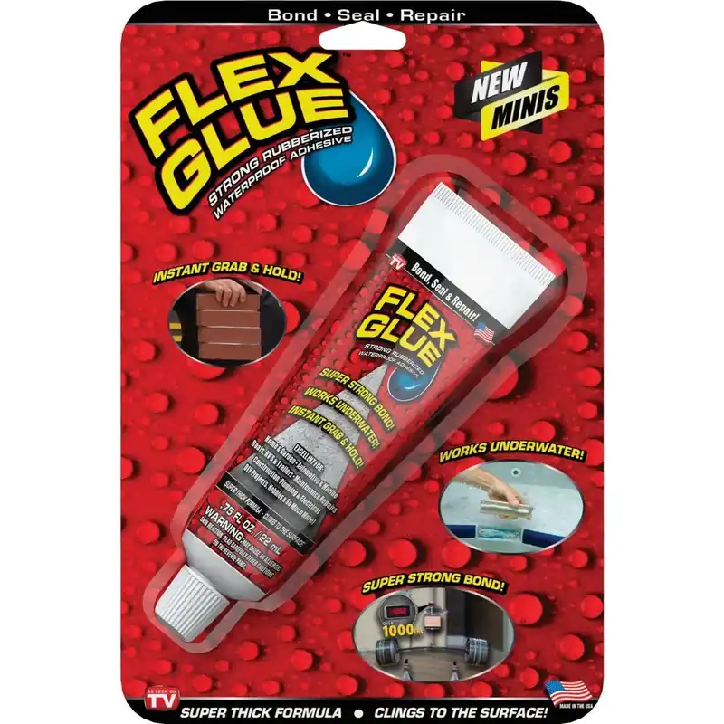 Flex Glue GFSWHTMINI Flex Glue .75 Oz. White Multi-Purpose Adhesive