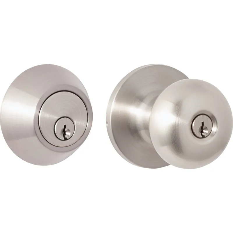 Steel Pro BFX2B91B Deadbolt and Door Knob Combo
