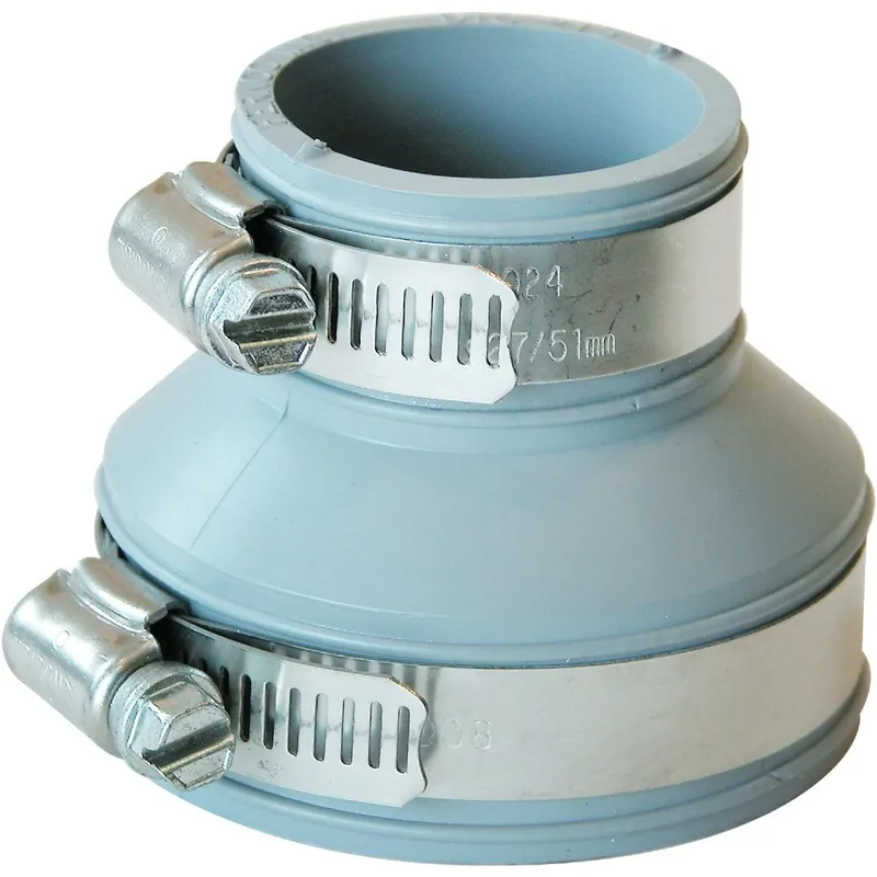 Fernco PDTC-215 Flexible 2 In. x 1-1/2 In. PVC Drain and Trap Connector