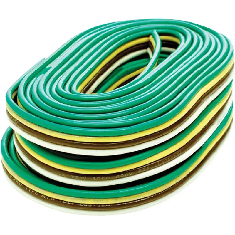Reese Towpower 85205 25 Ft. 16/18 Ga. 4-Flat Bonded Primary Wire