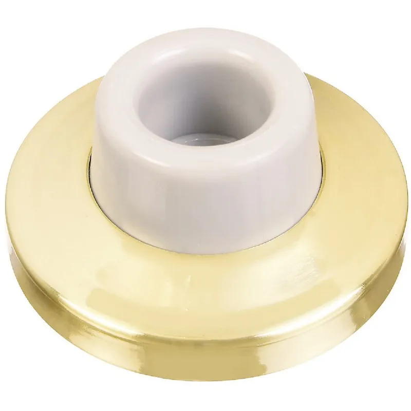 National N198069 Brass Wall Door Stop
