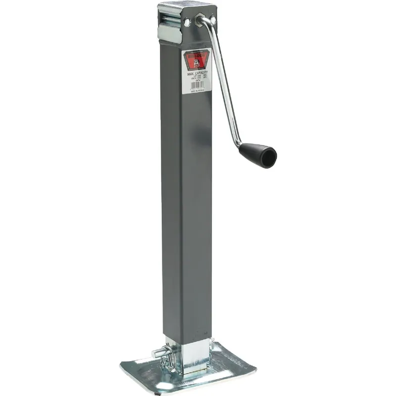 Bulldog 190754 5000 Lb. Sidewind Square Tube Direct Weld Trailer Jack