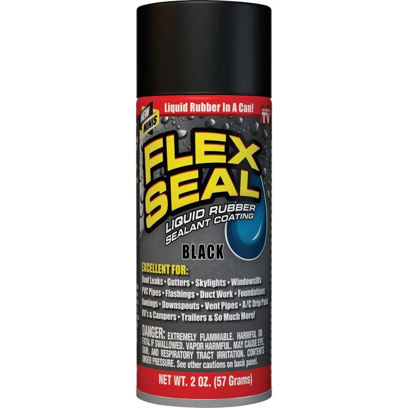 Flex Seal FSBLKMINI 2 Oz. Mini Spray Rubber Sealant Black