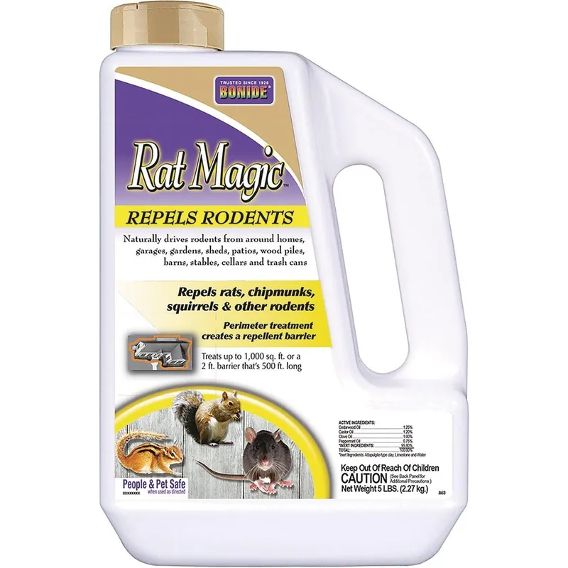Bonide 8634 Rat Magic 5 Lb Granular Rodent Repellent
