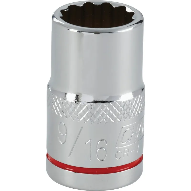 Channellock 333093 1/2 In. Drive 9/16 In. 12-Point Shallow Standard Socket