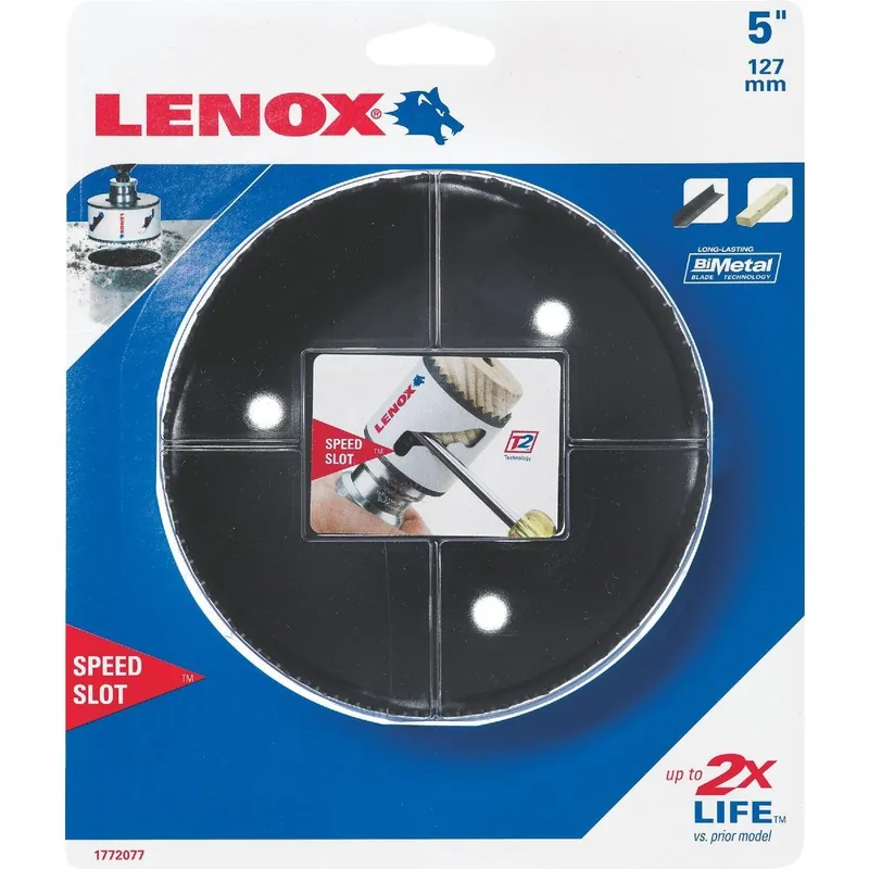 Lenox 2060591 Speed Slot 5 In. Bi-Metal Hole Saw