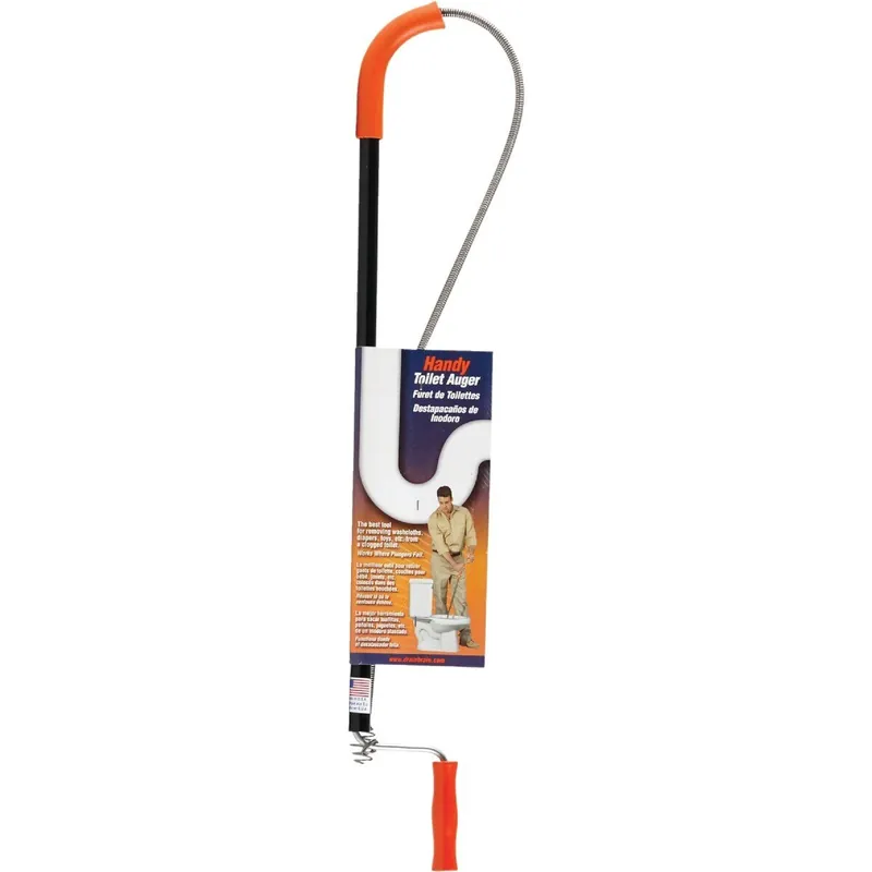 General Wire 3NKH Tube Barrell Gimlet 3/8 In. x 3 Ft. Toilet Auger