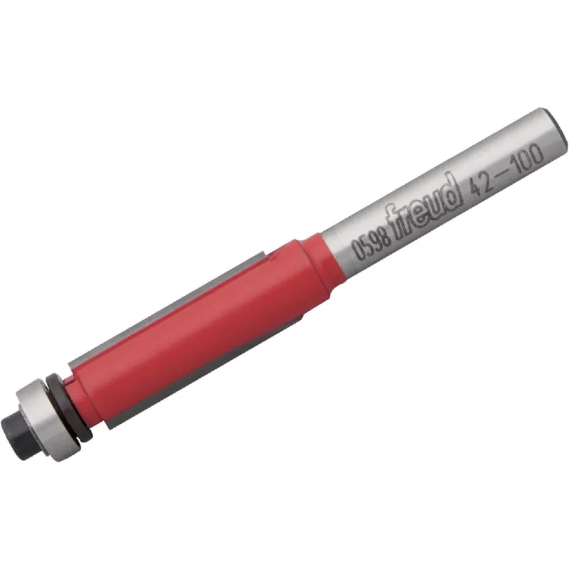 Freud 42-100 FRD42-100 Carbide Tip 3/8 In. 2-Flute Flush Trim Bit