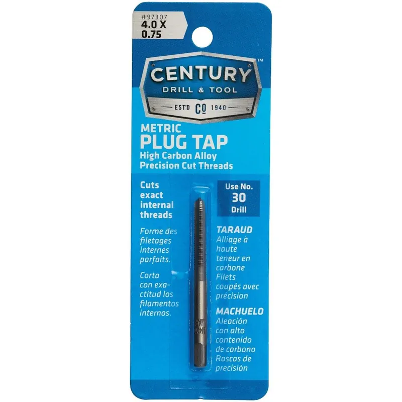 Century Drill Tool 97307 Carbon Steel Metric Tap