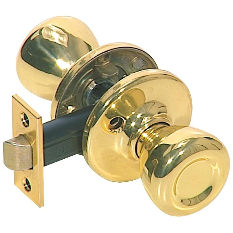 Kwikset 200T3CPV1 Tylo Polished Brass Hall & Closet Door Knob