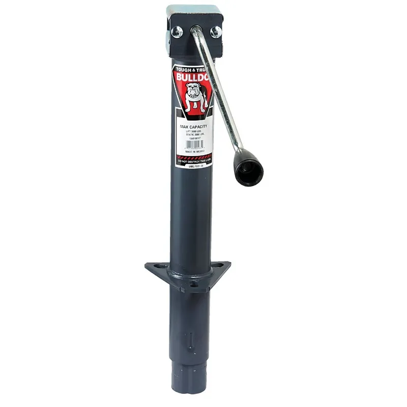 Bulldog 1550100117 Sidewind A-Frame Trailer Jack 3000 Lb