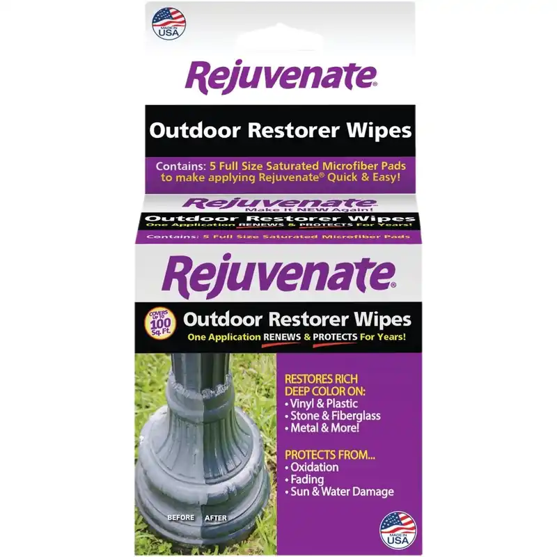 Rejuvenate RJRESTWIPES Restorer Unscented Wipes 4 In. x 4 In. (5-Count) RJRESTWIPES