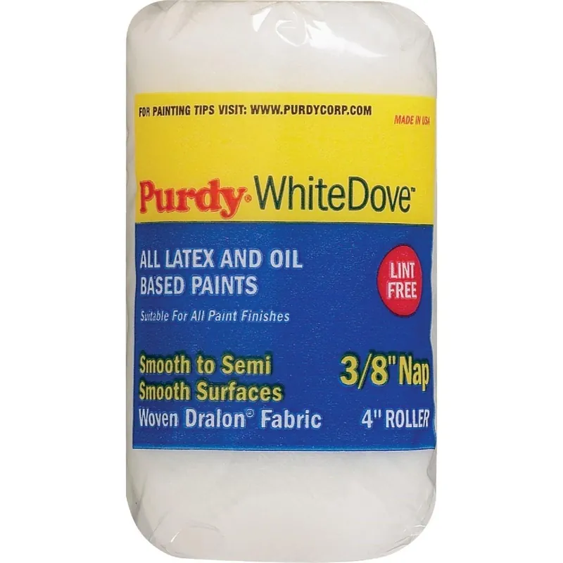 Purdy 140786104 White Dove 4 In. x 3/8 In. Woven Fabric Roller Cover