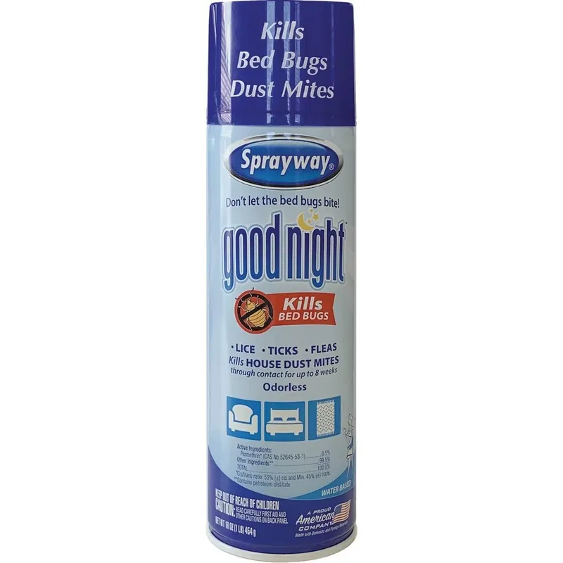Sprayway SW003R Good Night 16 Oz. Aerosol Spray Bedbug Killer