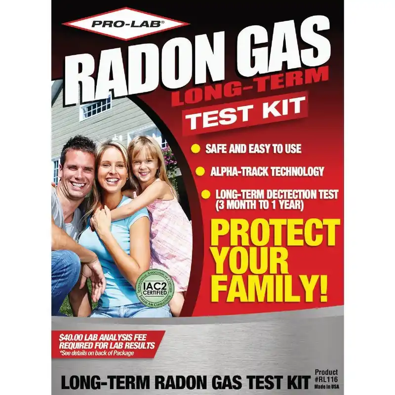 Pro Lab RL116 Long-Term Radon Test Kit