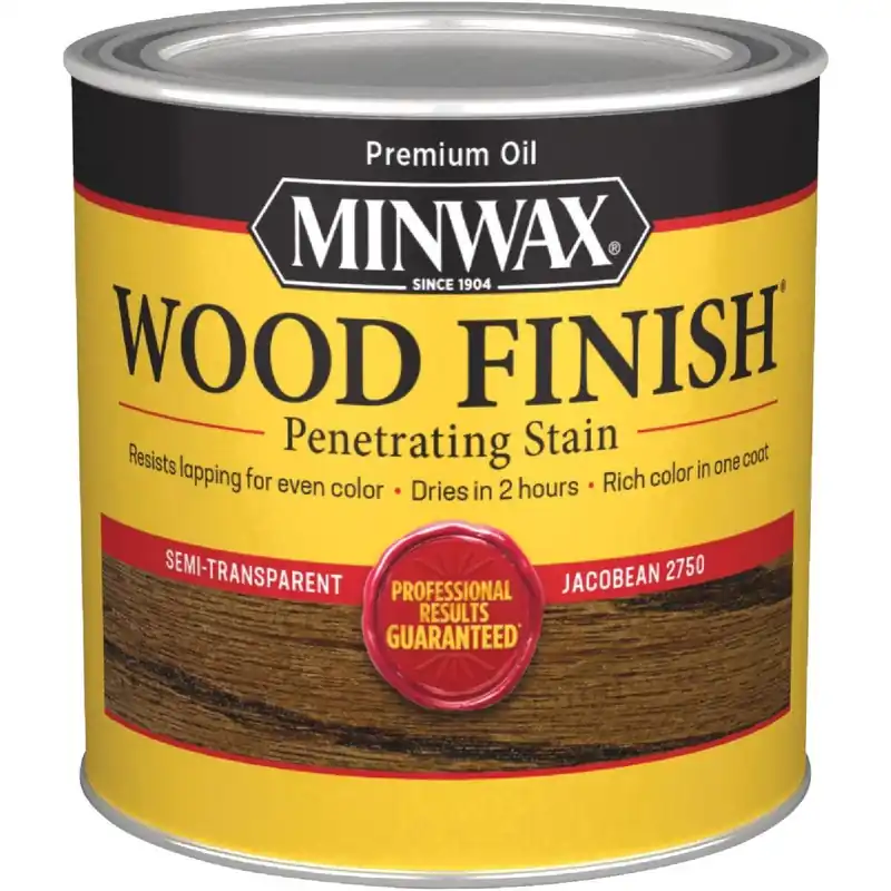 Minwax 227504444 Wood Finish Penetrating Stain Jacobean 1/2 Pt.