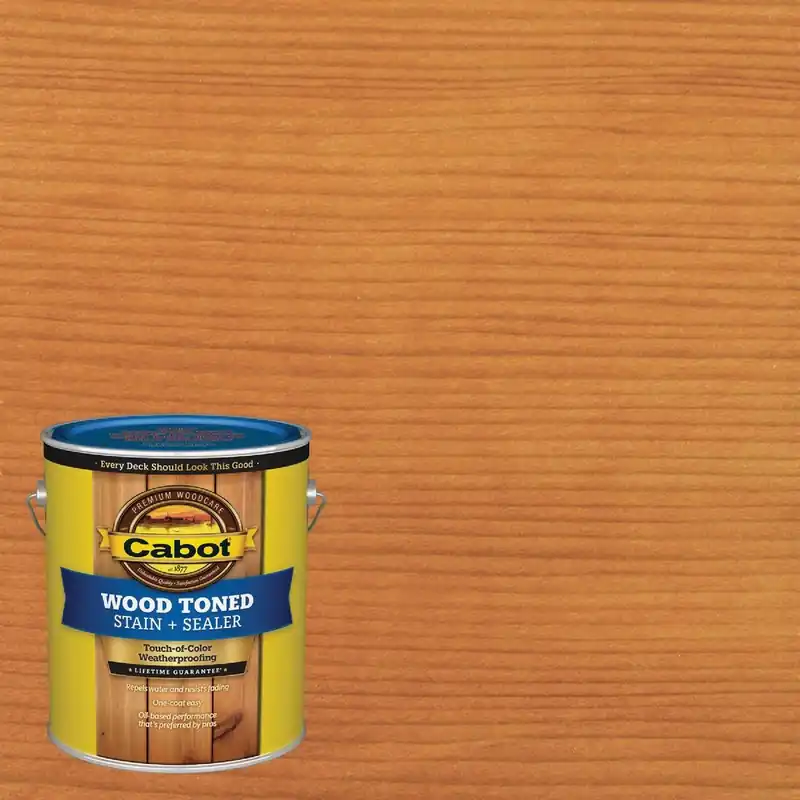 Cabot 140.0019205.007 Wood Toned Deck & Siding Exterior Stain & Sealer Pacific Redwood 1 Gal.