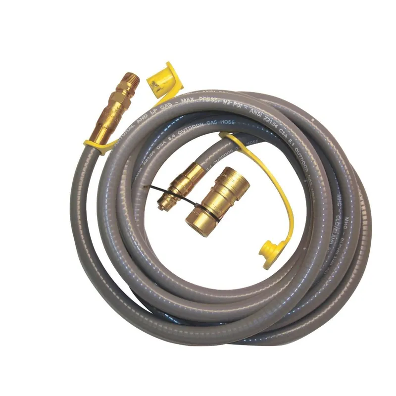 Mr Heater F273720 12 Ft. 3/8 In. Thermoplastic Natural/Propane Gas Patio Hose Assembly