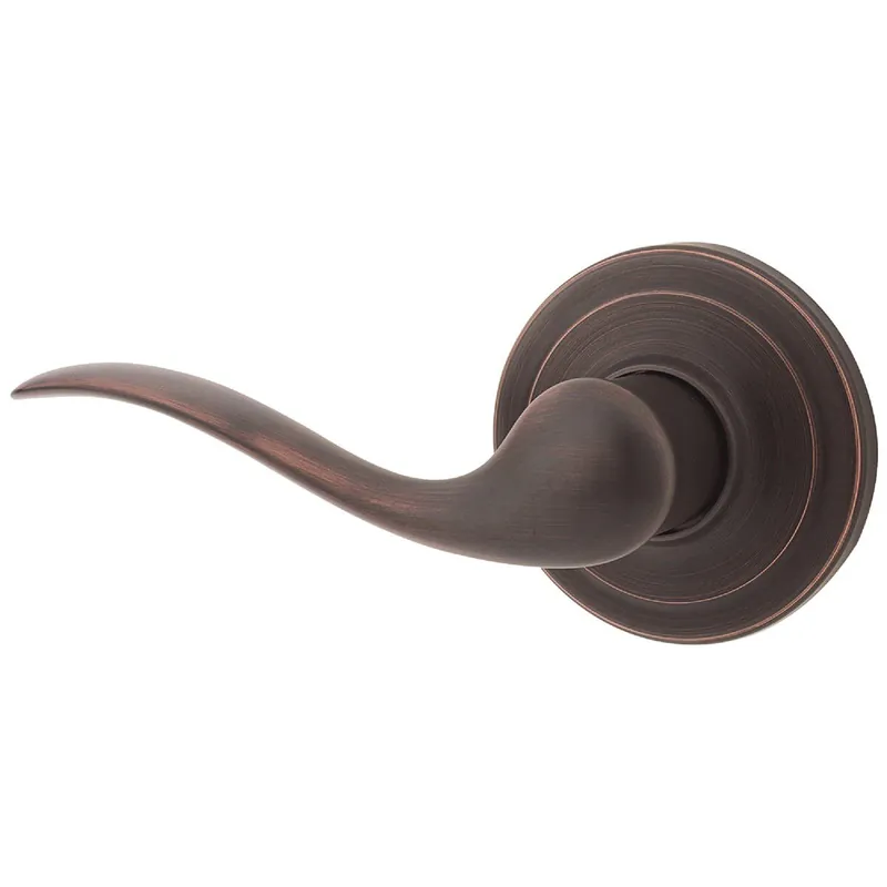 Kwikset 788TNLLH11PCP Venetian Bronze Left-Hand Tustin Dummy Door Lever