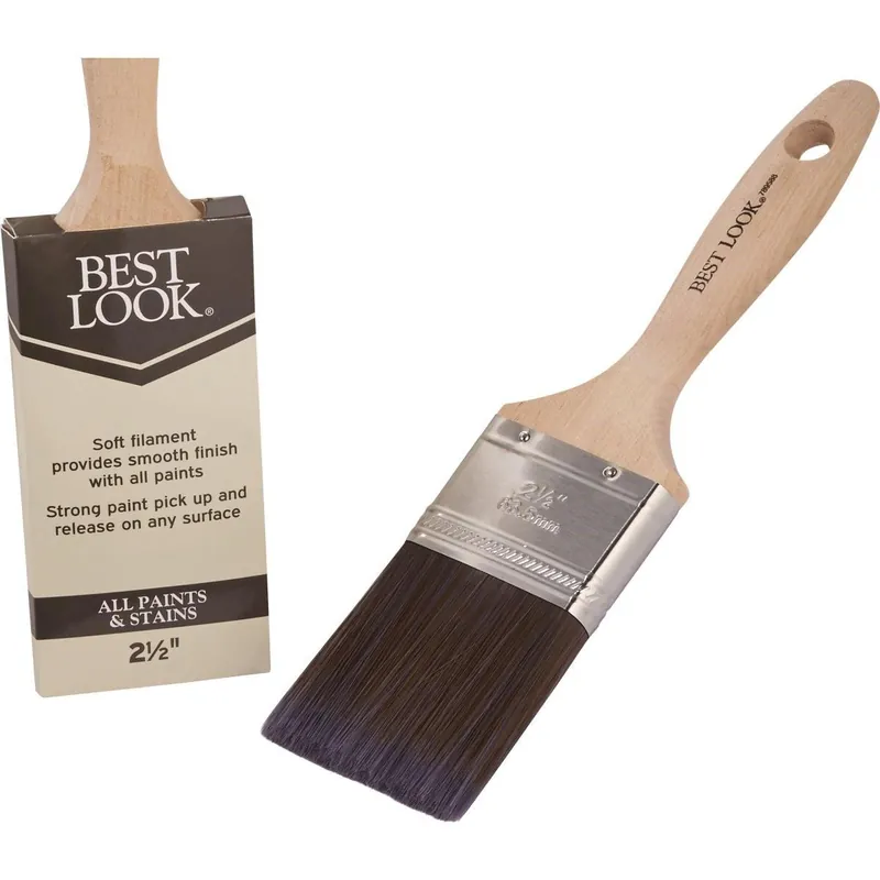 Best Look 789588 2.5 In. Flat Polyester Paint Brush