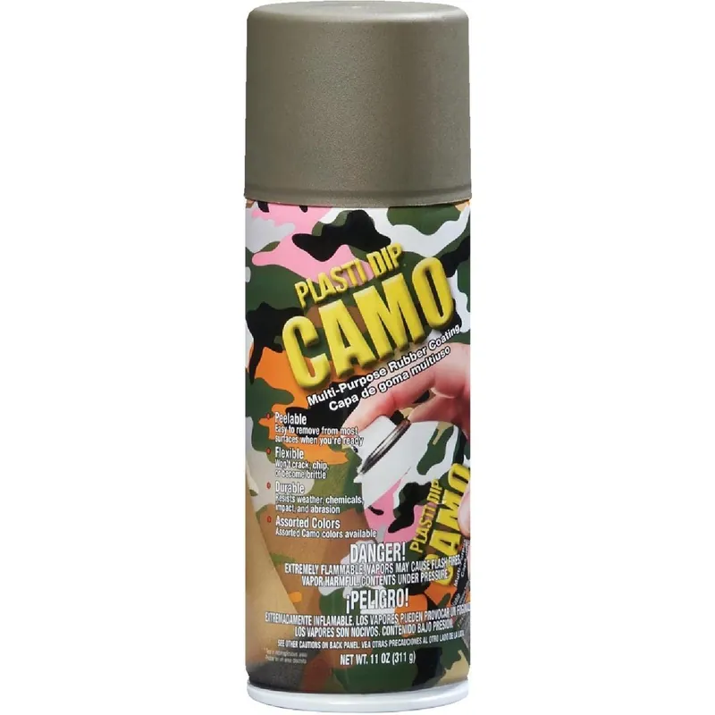 Performix 11217-6 Green Camo Rubber Coating Spray Paint