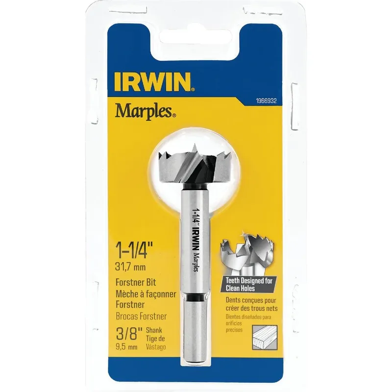 Irwin 1966932 Marples 1-1/4 In. x 3-1/2 In. Reduced Forstner Drill Bit