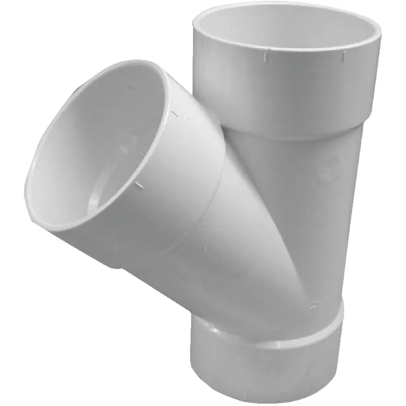 IPEX 414133BC Canplas SDR 35 Hub 3 In. PVC Sewer and Drain Wye