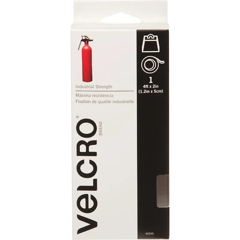 Velcro 90595 VELCRO Brand 2 In. x 4 Ft. White Industrial Strength Hook & Loop Roll