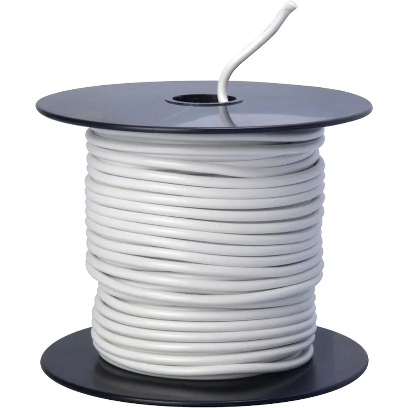 Road Power 55669023 100 Ft. 14 Ga. PVC-Coated Primary Wire White