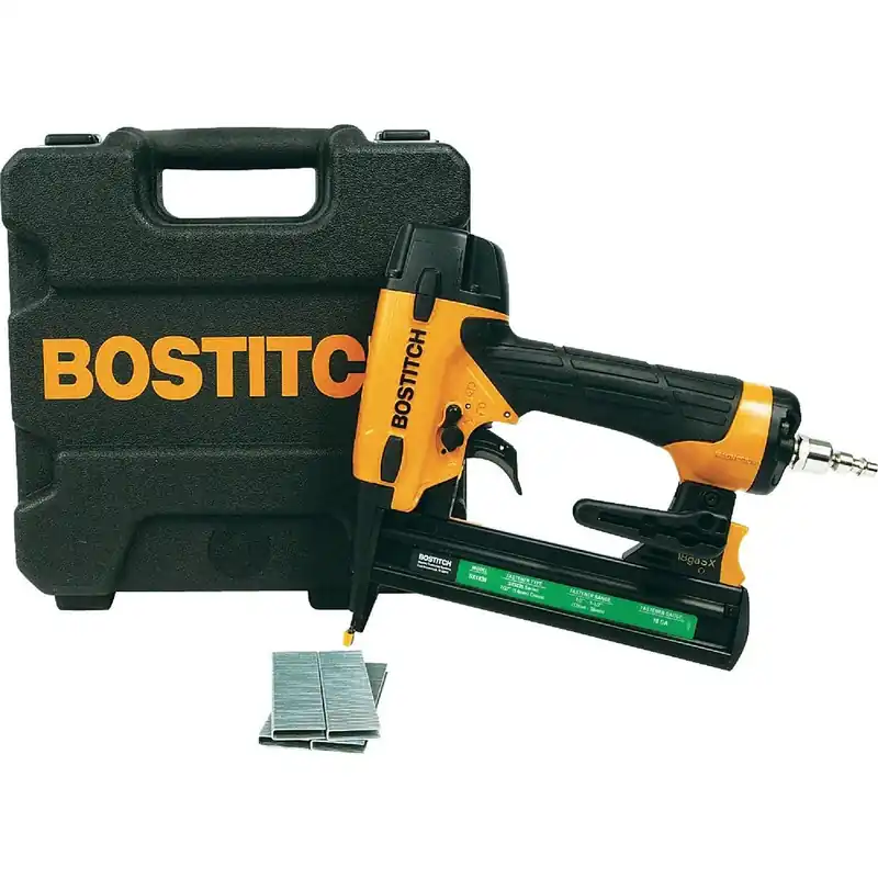 Bostitch SX1838K 18-Gauge 7/32 In. Crown 1-1/2 In. Finish Stapler Kit