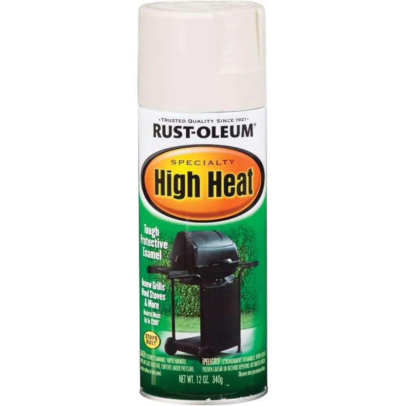 Rust-Oleum 7751830 White Satin High Heat Spray Paint 12 Oz Replacement MPN