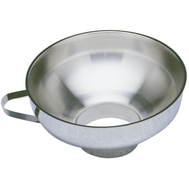 Norpro 248 Stainless Steel Wide Mouth Funnel with Handle