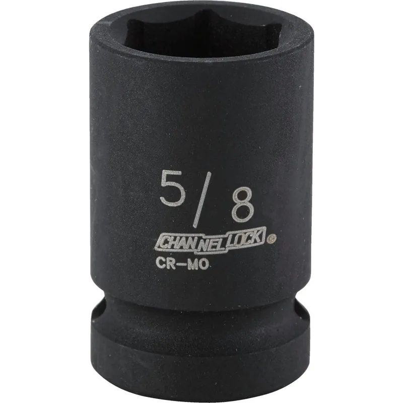Channellock 313173 1/2 In. Drive 5/8 In. 6-Point Shallow Standard Impact Socket
