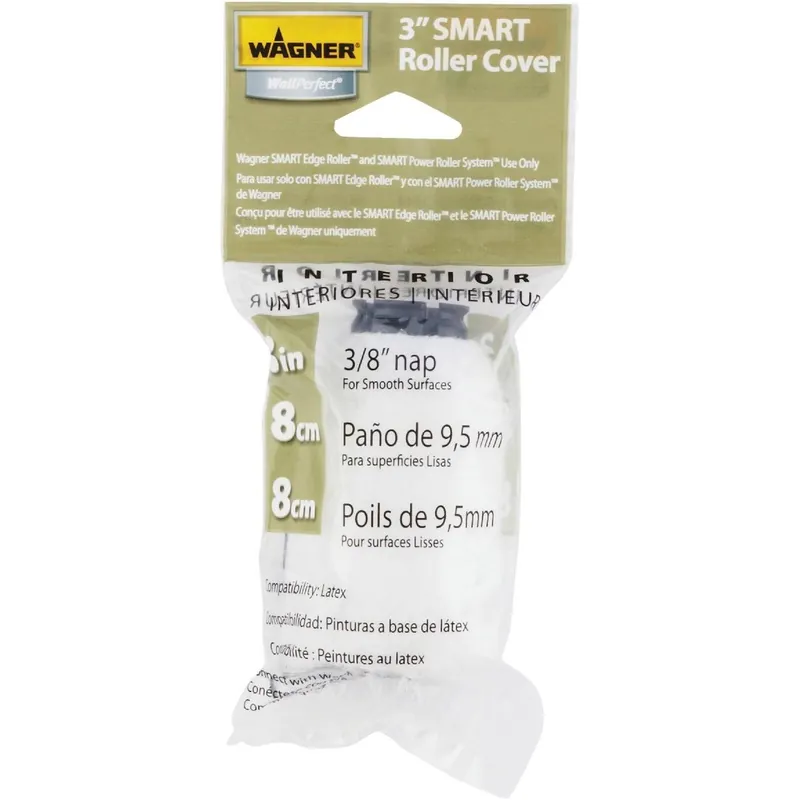 Wagner 0530200B Smart Edge Roller 3 In. x 3/8 In. Knit Fabric Roller Cover