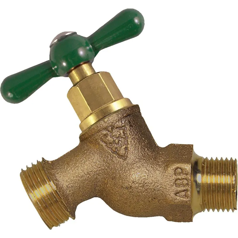 Arrowhead Brass 351LF 3/4 In. MIP x 3/4 In. Male Hose Thread No-Kink Hose Bibb