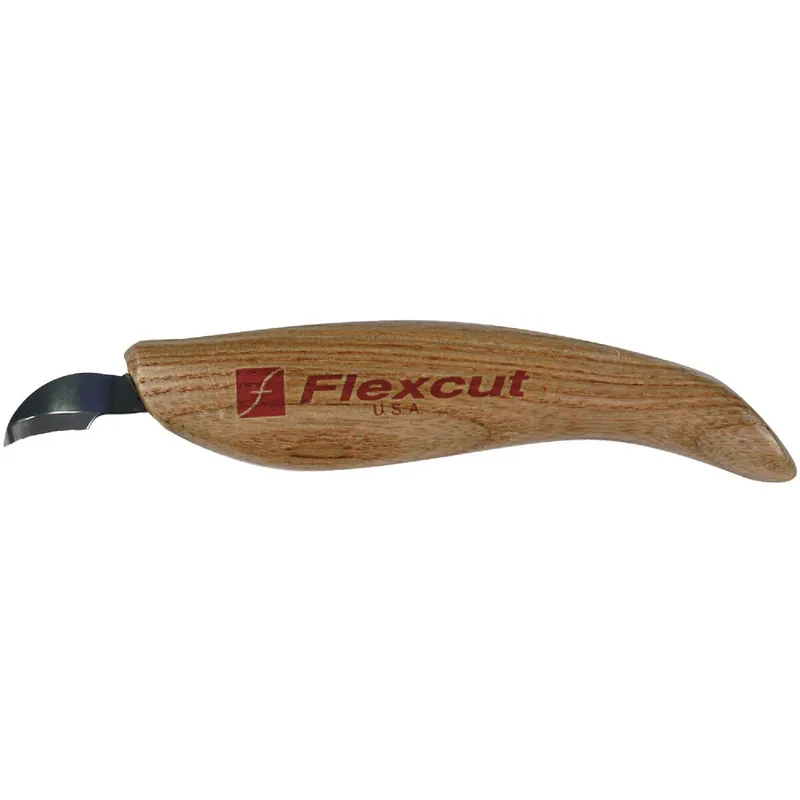 Flex Cut KN26 Right-Handled Hook Carving Knife with 7/8 In Blade